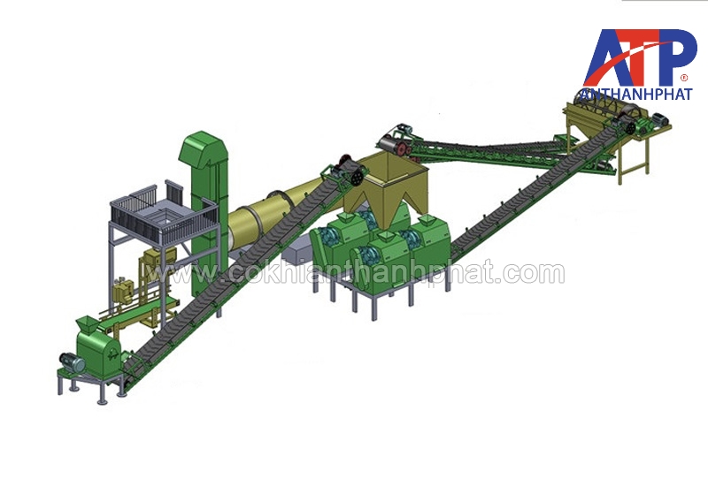 dây chén máy ép viên phân hữu cơ