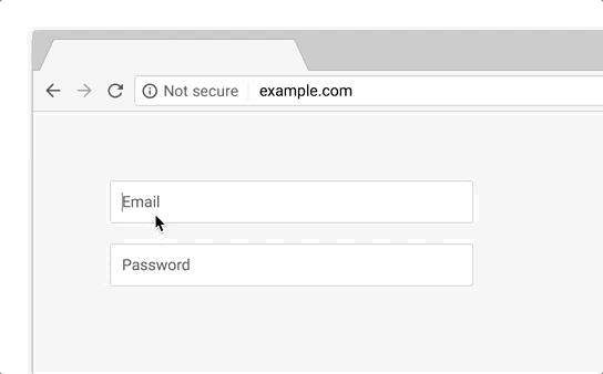 not secure